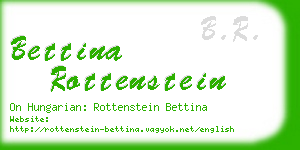 bettina rottenstein business card